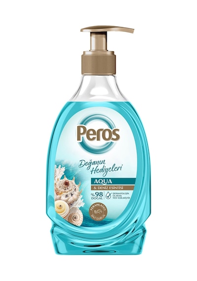 Peros Sıvı Sabun Aqua & Deniz Esintisi 392ml 4 Adet Diğer