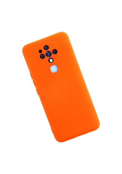 Durukar Tecno Camon 16 Kılıf Nano İçi Kadife Silikon - Turuncu