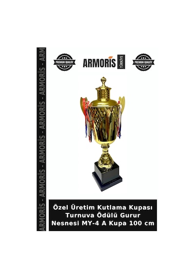 Armoris Özel Üretim Kutlama Kupası Turnuva Ödülü Gurur Nesnesi My-4 A Kupa 100 Cm