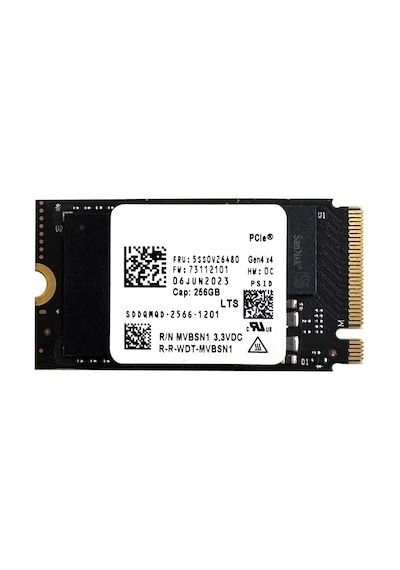 Western Digital SN740 256 GB 4000/2000mb/s Gen4x4 22x42 M.2 Nvme Ssd