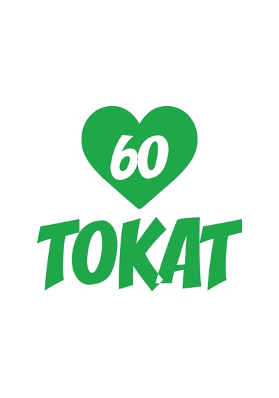 Kalpli 60 Tokat Araba Sticker 17x17 Cm Yeşil