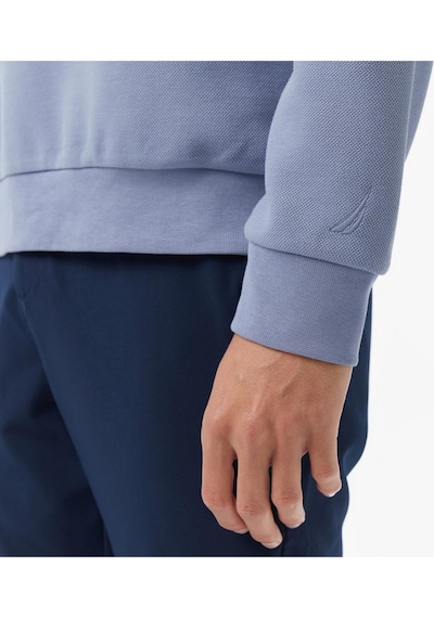 Nautica Erkek Mavi Classic Fit Sweatshirt-11463 4tm-mavi