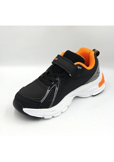 Kappa Kp-4061f Siyah Turuncu Erkek Çocuk Sneaker Spor Ayakkabı