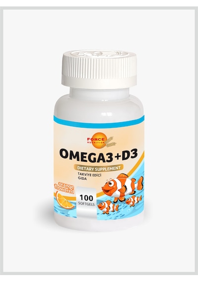 Force Nutrition Omega3 + D3 100 Tablet
