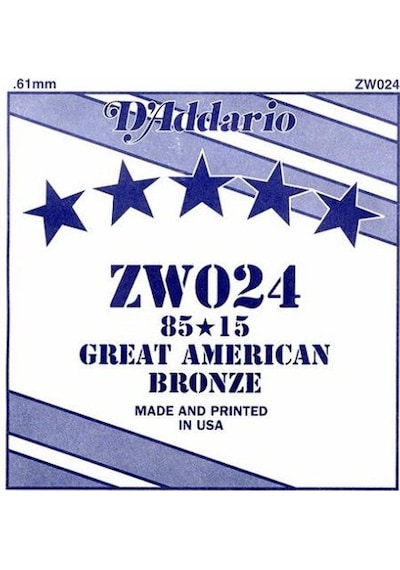 D'addario Zw024 Tek Akustik Gitar Teli 24