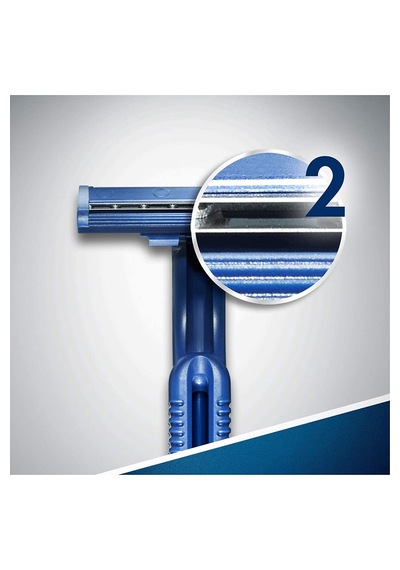 Gillette Blue Iı Tek Kullanımlık Tıraş Bıçağı 64 Adet Avantaj Paketi, 2 Bıçaklı Erkek Tıraş Bıçağı