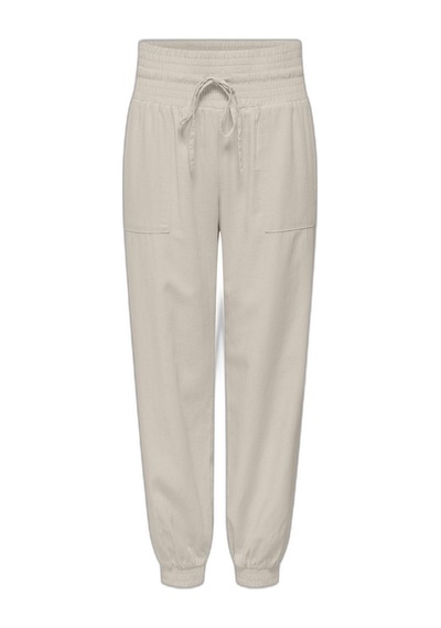 Only Onlbolzano Hw Pull-up Pant Moch Pnt Kadın Bej Pantolon - 15352641