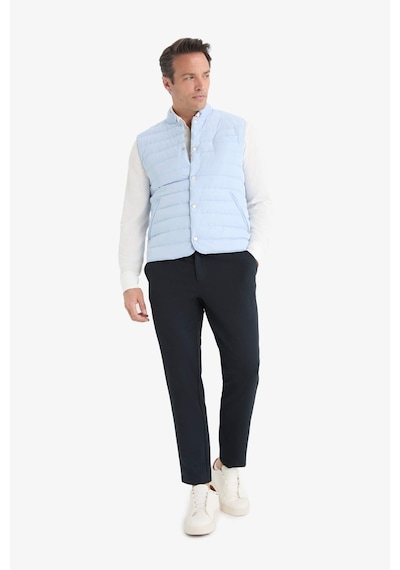 DeFacto Slim Fit Dar Kesim Çıtçıt Kapamalı Kaz Tüyü Yelek E6420AX25SPBE196