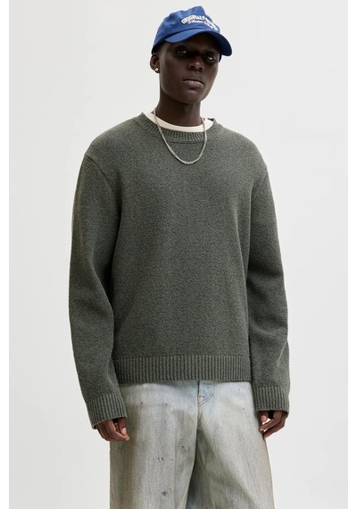 Jack & Jones Jornorrebro Erkek Sweatshirt Haki