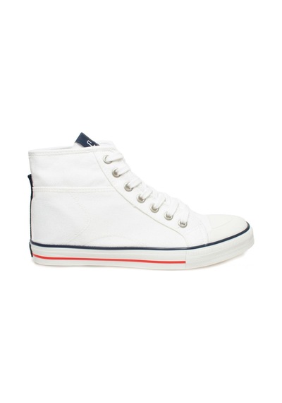 Gap Gp-1018 Houston Mid Günlük Sneakers Beyaz Unisex Beyaz