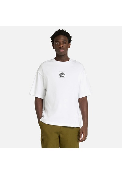 Timberland Building Blocks Erkek Beyaz T-shirt Tb0a5nb21001 Beyaz