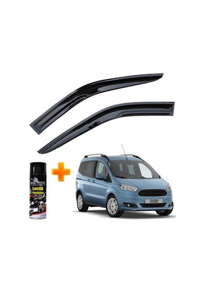 Courier Mügen Cam Rüzgarlığı 2014-2023 Arası 2 Li Takım +500ml Lastik Parlatıcı