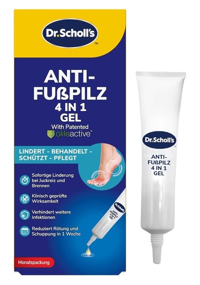 Dr. Scholl's Ayak Mantarı Bakım Jeli 4in1 10 Ml Yanma Hissini Rahatlatan Ayak Bakım Jeli