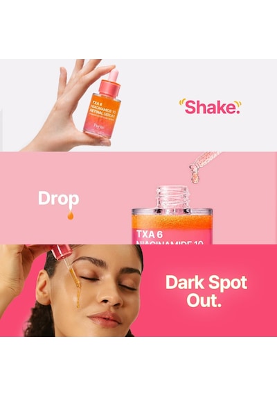 Txa 6 Niacinamide 10 Retinal Serum Leke Karşıtı Aydınlatıcı Yaşlanma Karşıtı Serum 30 Ml