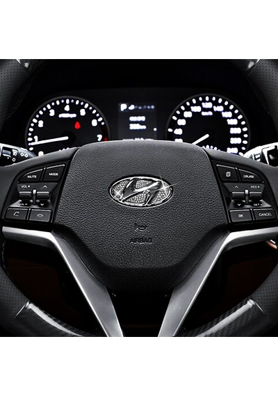 Hyundai Taşlı Direksiyon Logosu Kristal Hyundai Stone Steering