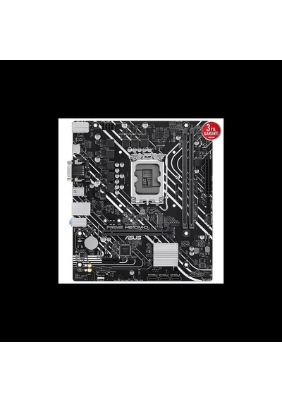 Asus Prıme H610m-d, 2xddr5, M.2, D-sub, Hdmı, Rs232 Port, 12-13.14.nesil, Lga1700 Soket, Anakart