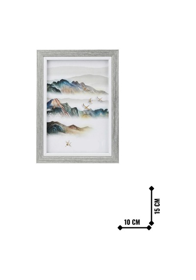 İnce Kenar Çerçeve Gri 15x10 Cm
