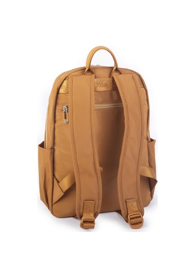 Nas Bag Unisex Büyük Boy Su Geçirmez Çok Gözlü Extra Hafif Sportif Sırt Çantası Hardal