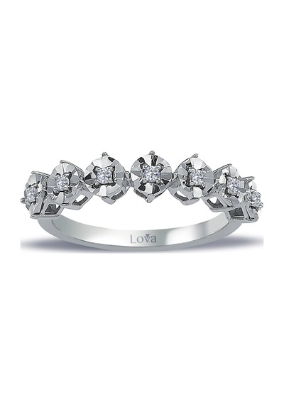 Lova 1,20 Karat Efektli Pırlanta Yeditaş Yüzük - 1070221