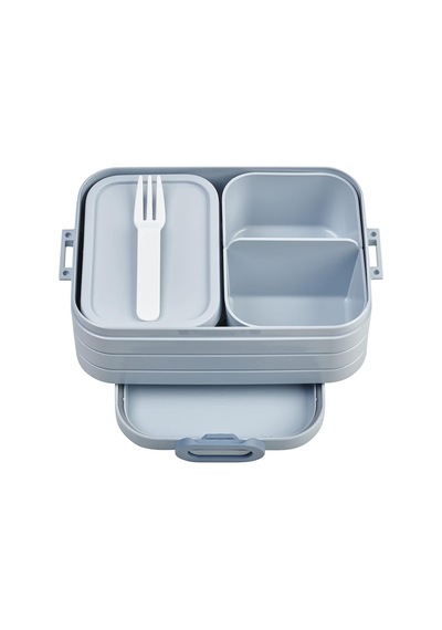 Yemek Kutusu Take A Break Midi Bölmeli Beslenme Kutusu 4 Tereyağı Ekmeği İçin Uygundur 900 Ml Nordic Blue Nordic Blue.