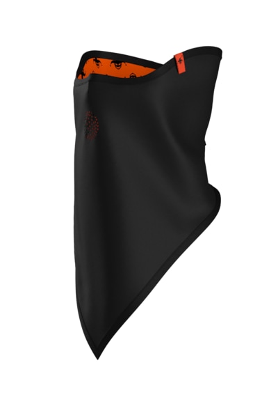 Baskılı Üçgen Maske Snowboard, Kayak, Motosiklet, Bisiklet Polarlı Kar Maskesi Siyah