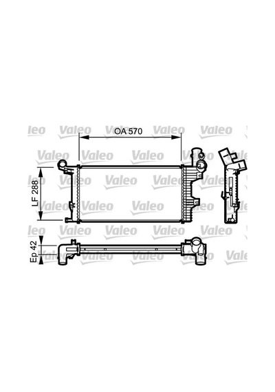 Valeo 732303 Motor Radyatoru A9735000903
