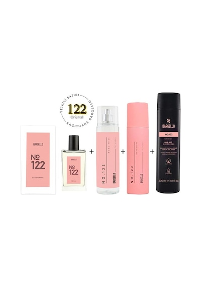 Bargello 122 Kadın Parfüm Set Parfüm - Bodymist - Deodorant - Duş Jeli Diğer