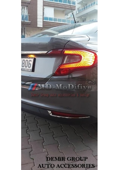 Fiat Egea Sedan Krom Bagaj Alt Çıtası 2015 Üzeri