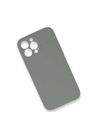 Apple iPhone Uyumlu,  13 Pro Max Kılıf Lansman Legant Silikon - Gri