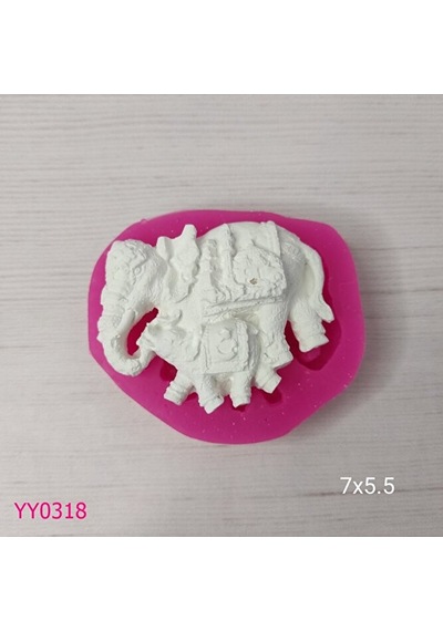 Yy0318 İkili Fil Anne Yavru Silikon Kalıp