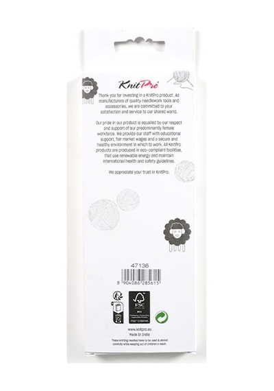Knitpro Zing Sabit Misinalı Şiş 80cm 8.00mm 47136