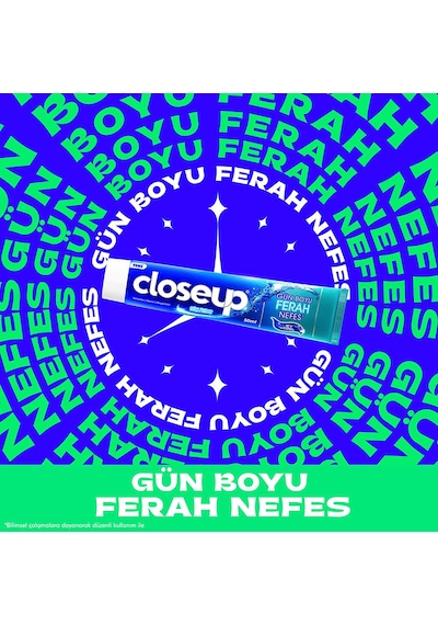 Close Up Diş Macunu Icy Cool Ağız Bakım Suyu Etkili 4 x 50 ML