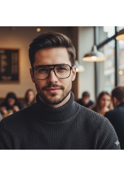 Nova Unisex Kemik Çerçeveli Mavı Işık Filtreli Okuma Gözlüğü Şık, Hafif Ve Konforlu Retro Tasarım Leopar