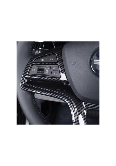 Red Lion Parts Byd Seal U Karbon Fiber Görünüm Direksiyon Trim Kaplama Abs Siyah