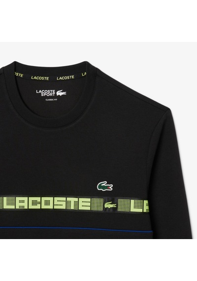 Lacoste Sh4767 Erkek Sweatshirt Siyah