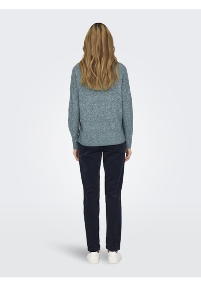 Vero Moda Only V Yaka Örme Kadın Kazak 15224360 Yeşil