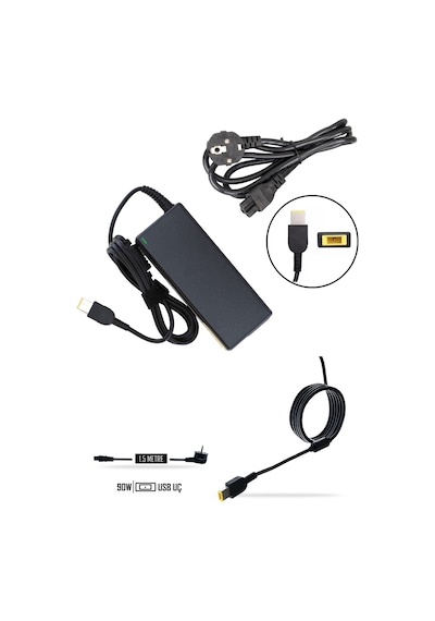 Notebook Adaptör - 90w - Lenovo Thinkpad 11e Type 20ht Muadili İle Uyumlu