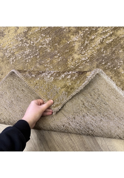Hoom Rugs Arkaik Plz 14 Kahve Etnik Renkli Vintage Makine Halısı
