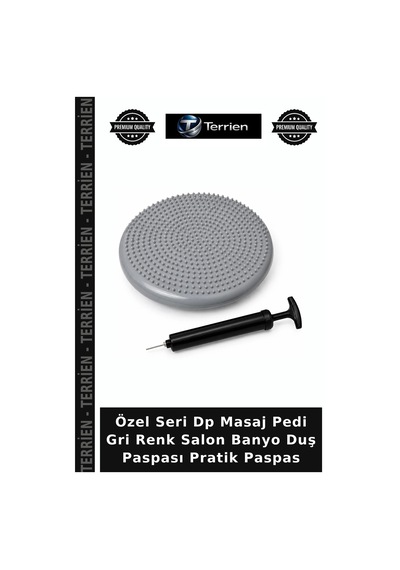 Özel Üretim Duş Paspası Banyo Ürünü Ev Eşyası Dp Masaj Pedi Gri Renk Diğer