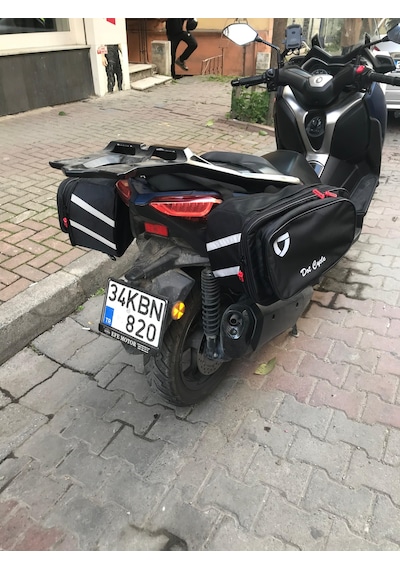 Motosiklet Büyük Körüklü Yan Çanta Takımı 2'li