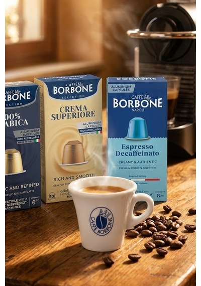 Caffe Borbone Arabica Superiore Decaf 30'lu Kapsül Kahve - Nespresso Uyumlu, Keşif Avantaj Paketi