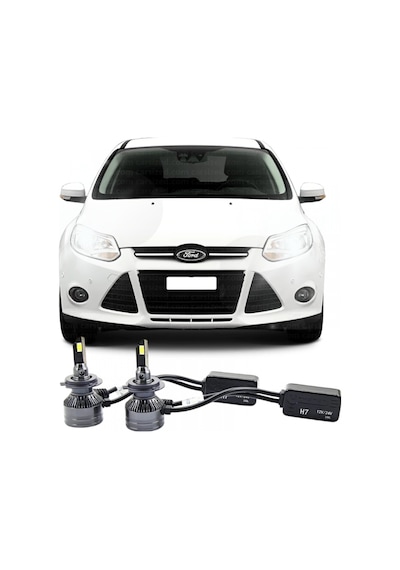 Ford Focus 3 2012-2015 Led Kısa Far Ampulü H7 Ultra