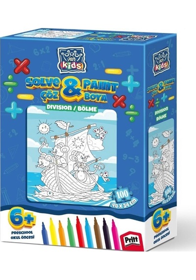 Art Kids Çöz Boya / Bölme 5849