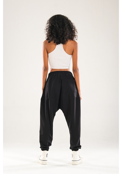 Cocopelli Siyah Harem Jogger Pantolon Coc1143 Siyah