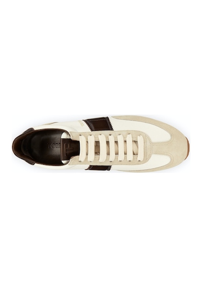 Tom Ford Orford Erkek Sneaker Spor Ayakkabı Bej - Kahverengi
