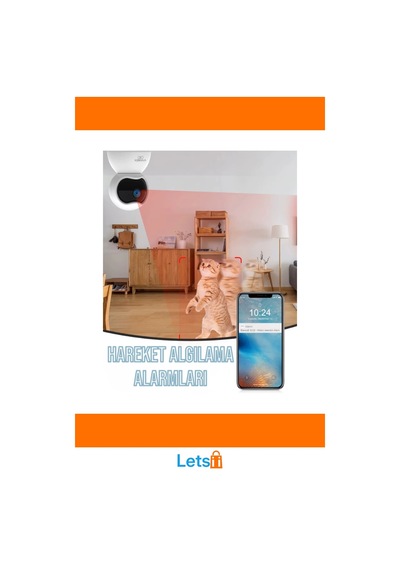Çift Taraflı Ses Özellikli Wi Fi Güvenlik Kamerası