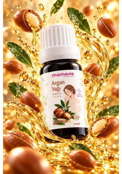 %100 Saf Argan Yağı 10 Ml Doğal Soğuk Pres Cilt, Saç Ve Tırnak Bakım Yağı - 937409022