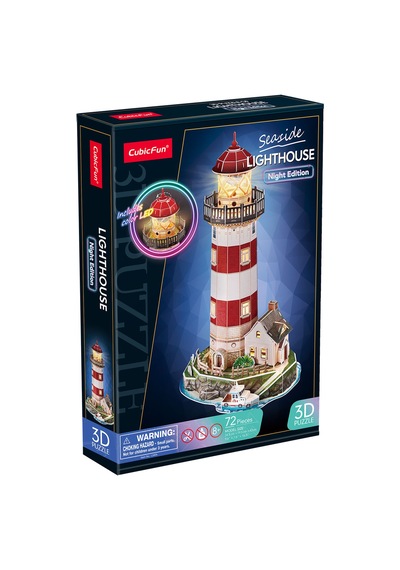 Deniz Feneri 3d Puzzle Led Işıklı L540h
