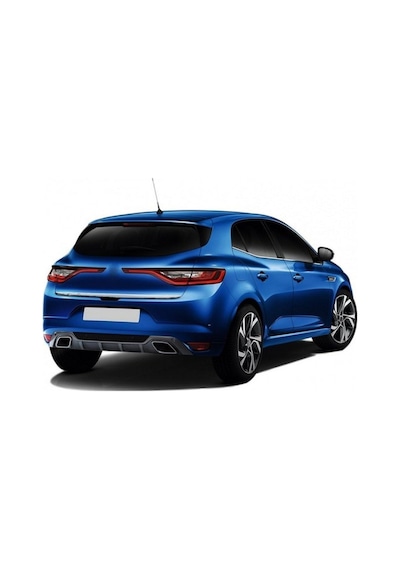 Renault Megane 4 2016 Ve Üzeri Krom Bagaj Alt Çıtası Hb Paslanmaz Çelik