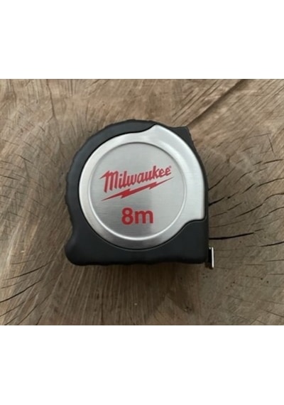 Milwaukee Pro 8 Metre Çelik Şerit Metre Ölçüm Metresi 8metre